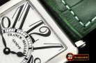 Franck Muller Long Island Ladies 952QZ SS/LE (Grn) Wht GF Swiss Qtz