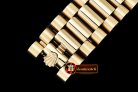 Rolex DayDate 40mm Flt YG/YG Pearl Wht Roman BP Swiss 2836