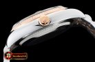 Rolex Datejust Man DJ 36mm Jul Flt 904L RG/SS Blk/Stk ARF A3135 Mod
