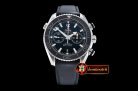Replica Omega Planet Ocean 45mm Chrono SS/RU Black BP A7750 Mod9