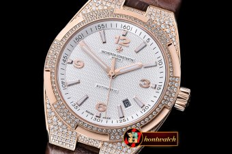 VACH. CONSTANTINE Overseas Ref.47074 Diams RG/LE White MY8215 Mo