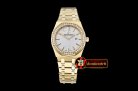 Audemars Piguet Royal Oak Ladies 33mm YG/YG White JF Swiss ETA Q