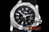 Breitling Avenger II Seawolf SS/RU Blk Num Stk GF V2 Asia 2836
