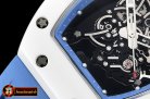 Richard Mille RM055 Bubba Watson CER/VRU Blue Sk Blue KVF MY8215 Mod