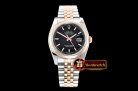 Rolex Datejust Man DJ 36mm Jul Smt 904L RG/SS Blk/Stk ARF A3135 Mod
