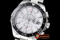 Replica Tag Heuer Aquaracer 2016 Calibre 16 Cer Bez SS/SS White