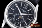 PP0209B - Annual Calendar MoonPhase 5205G Black MY9015 Cal324