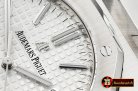Audemars Piguet Royal Oak 15400 SS/SS White JF V2 MY9015 Mod 3120