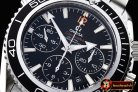 OMG0457B - Planet Ocean Chrono SS/SS Black JHF A-7750