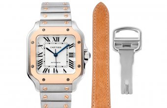 BV Santos De Cartier Ladies 35mm RG/SS Wht BVF MY9030