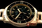 Replica Blancpain 50 Fathoms Chronograph RG/RG Black Asia 7750