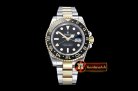 Rolex GMT II Ref.116713 YG/SS Black BP A3186 Mod
