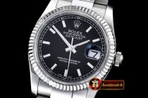 RDJ0261D - DateJust Mens 36mm SS/SS Black Sticks BP Asia 2836