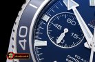 Omega Planet Ocean 45mm Chrono TI/RU Blue BP A7750 Mod9300