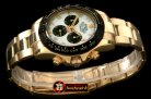 Replica Rolex Daytona 116528 YG/YG White Num A-7750 Sec@6
