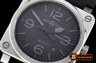 Replica BELL & ROSS BR03-92 SS/RU Black/Grey Miyota 9015