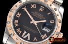 Rolex Datejust Midsize 31mm Diam Bez RG/SS Black Diam BP A2836