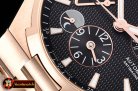 VACH. CONSTANTINE Overseas Dual Time Power Reserve RG/RG Blk TWA A1222