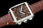 TAG0279A - Monaco Classic SS/LE Brown Jap OS20 Quartz Chrono