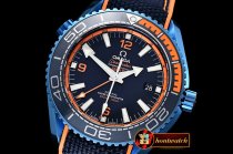 Omega Planet Ocean 45mm GMT Blue DLC/NY Black JHF A23J Mod