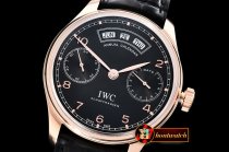 IWC Portugieser Annual Cal. IW503502 RG/LE Blk/Rose A52850