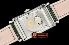 Franck Muller Long Island Ld 952QZ DIAM/SS/LE (Grn) Wht GF Swiss Qtz
