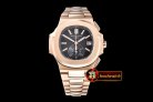 PP0199D - 5980 Nautilis Chrono RG/RG Black BP A-7750
