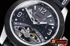 JAEGER LE COULTRE AMVOX3 Tourbillon GMT SS/LE Black/Wht Asia 23J