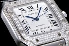 CARTIER SANTOS A8F 35mm MY9015 SS/SS DIAMOND