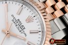 Rolex DateJust 36mm Jub Flt 904L RG/SS Wht/Stk GMF A2836