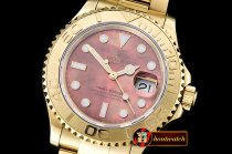 Replica Rolex YachtMaster YG/YG Tahitian MOP BP MY9015 Mod3135