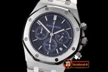 AP0357C - Royal Oak Chronograph Ref.26320 SS/SS Blue VK Qtz