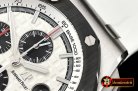 Audemars Piguet RO Offshore Novelty Cer SS/RU White/Black JF A7750 Mod