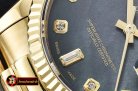 Rolex Daydate 36mm Flt YG/YG Black MOP Diam BP Swiss 2836