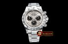 Rolex Daytona 116509 SS/SS Grey/Blk Sticks JHF A4130 Mod