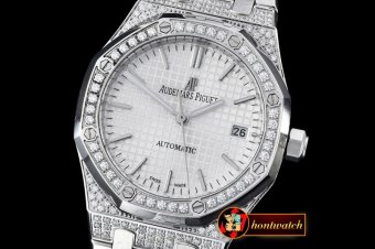 AP0365A - Royal Oak 15400 SS/SS Diam White JHF M-9015/3120