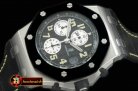 AP0295 - Royal Oak Chrono SS/Ru Black R-Clad A-7750