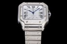 CARTIER SANTOS A8F 35mm MY9015 SS/SS DIAMOND