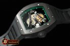 RM066C - Bubba Watson Tourbillon PVD/RU Green Swiss Qtz