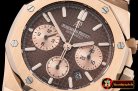 Audemars Piguet Royal Oak Chronograph 26320ST RG/RG Brown JHF A7