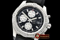 Breitling Colt 44mm Chronograph Automatic SS/RU Black/Stk A7750