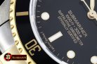 Rolex Submariner 16613 YG/SS Black BP Ult A3135 Mod