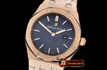 Audemars Piguet Royal Oak 33mm Frosted RG/RG Blue JHF V2 Swiss Qtz