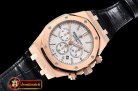Audemars Piguet Royal Oak Chronograph 26331ST RG/LE Wht/Wht OMF A7750