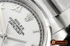 Rolex Datejust Man DJ 36mm Oyst Dome SS/SS Wht Roman ARF A3135