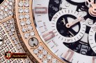 Hublot Aero Big Bang Diams RG/RU Skele Wht/Bk A7750 Mod