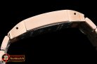 Cartier Santos Demoiselle Mens Diams RG/RG Wht Swiss Quartz