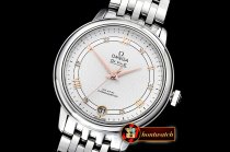 Omega De Ville Prestige Ladies SS/SS White/Diam MKF MY9015
