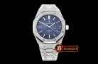 Audemars Piguet Royal Oak Jumbo 15400 Frosted SS/SS Blue Asia 21