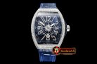 Franck Muller Vanguard Mens V45 Diams SS/LE/RU Blue Diam ABF Asia 2824